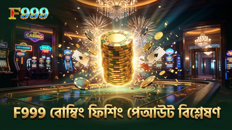 F999 প্ল্যাটফর্মে বোম্বিং ফিশিং গেমের পেআউট মাল্টিপ্লায়ার বিশ্লেষণ।