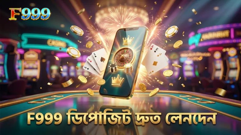 F999 ডিপোজিট প্রক্রিয়ায় দ্রুত লেনদেন নিশ্চিত করে।