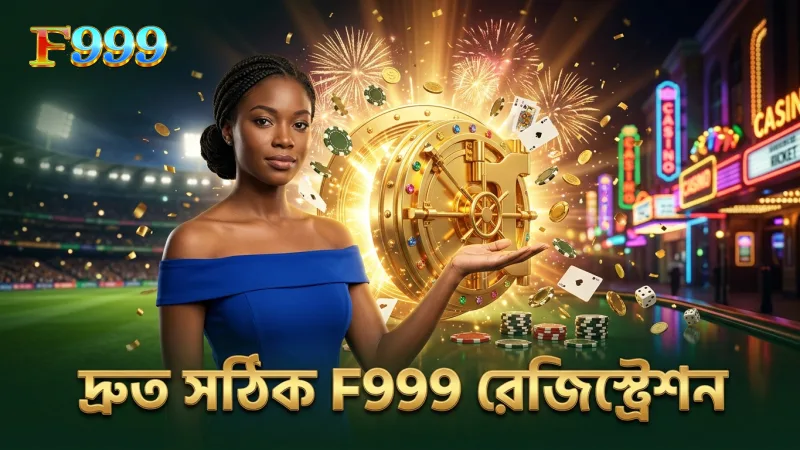 F999-এ দ্রুত ও সঠিক রেজিস্ট্রেশন প্রক্রিয়া নিশ্চিত করে।