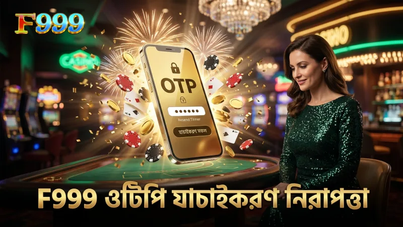 ওটিপি যাচাইকরণ দ্বারা F999 অ্যাকাউন্টের নিরাপত্তা বাড়ান।