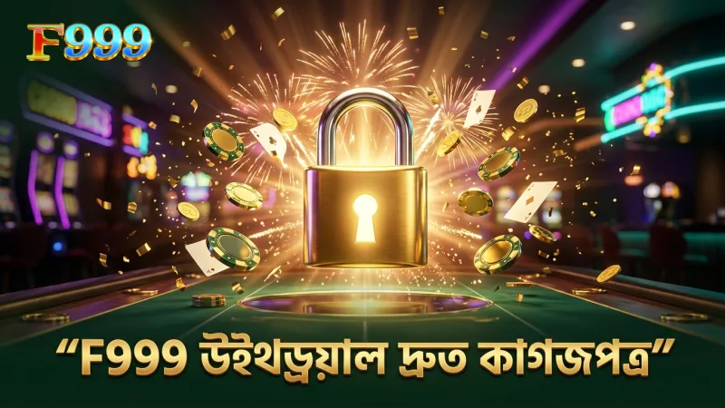 F999 উইথড্রয়াল দ্রুততা বাড়ানোর জন্য প্রয়োজনীয় কাগজপত্র প্রস্তুত রাখুন