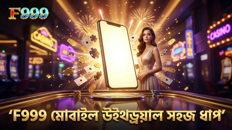 মোবাইল থেকে F999 উইথড্রয়াল দ্রুত সম্পন্ন করার ধাপগুলি অনুসরণ করুন