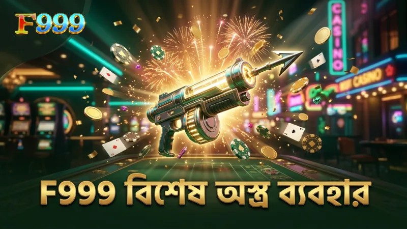 F999-এ বিশেষ অস্ত্র ব্যবহারে জ্যাকপট বিজয় সহজ করুন