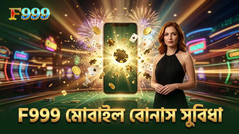মোবাইল থেকে দ্রুত মাল্টিপ্লায়ার বোনাস পাওয়ার সুবিধা F999-এ