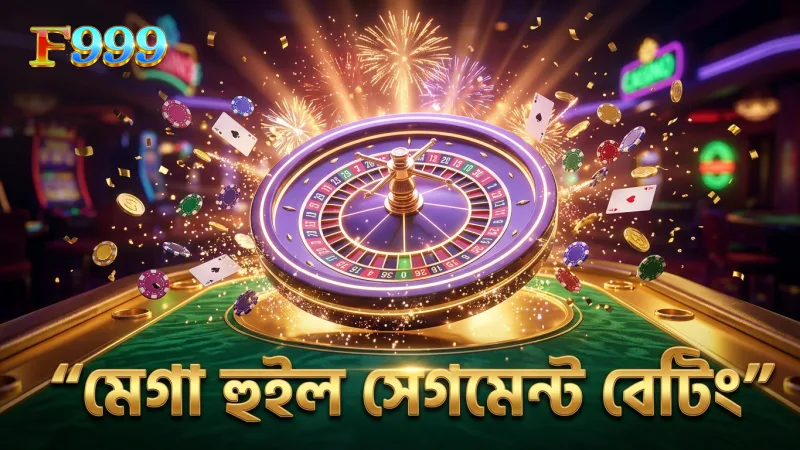 মেগা হুইল লাইভ গেমের সেগমেন্ট অনুযায়ী বেট ডিস্ট্রিবিউশন।