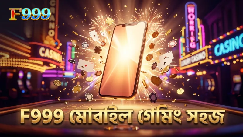 F999 অনলাইন ক্যাসিনো গেমস মোবাইলে দ্রুত এবং সহজ ব্যবহার করুন