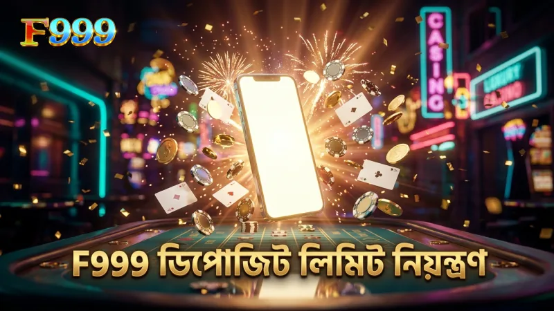 F999-র ডিপোজিট লিমিট সেট করে বাজি নিয়ন্ত্রণ করুন সহজে