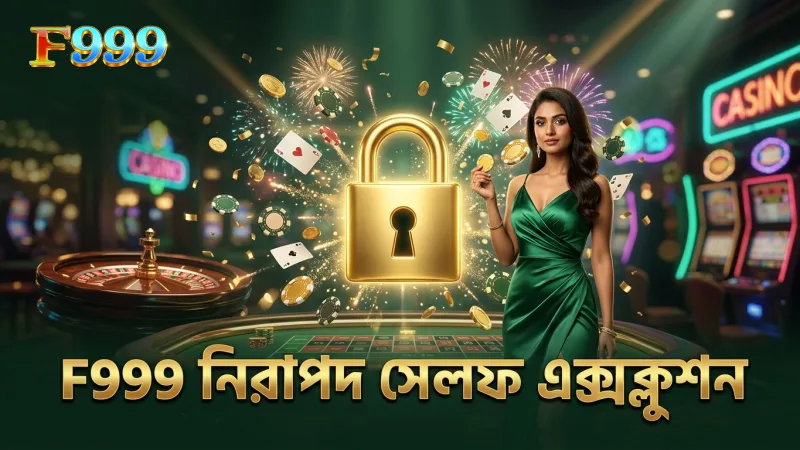 নিরাপদ গেমিং নিশ্চিত করতে F999-র সেলফ-এক্সক্লুশন সক্রিয় করুন