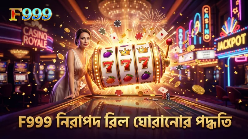 F999 প্ল্যাটফর্মে রিল ঘোরানোর সঠিক টেকনিক নিরাপত্তা নিশ্চিত করে।