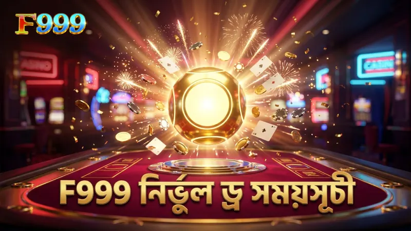 F999 প্ল্যাটফর্মে থাই লটারি ৩ডির ড্র নির্ভুল সময়সূচী